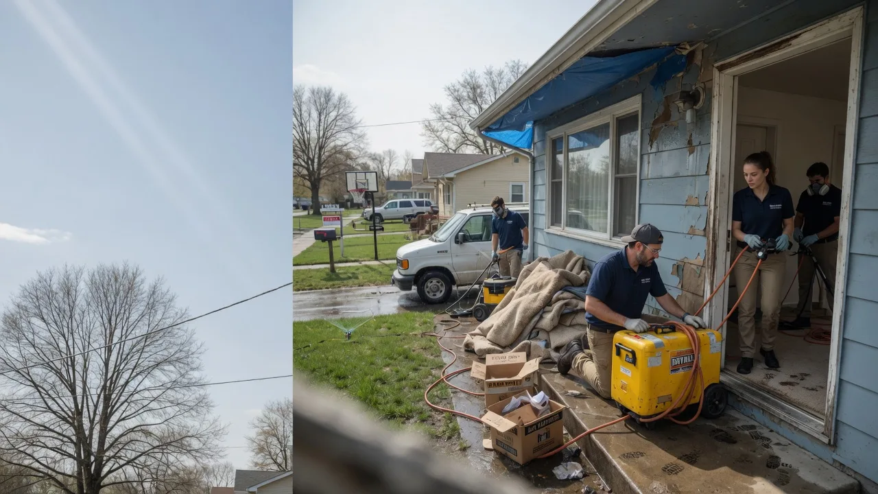 Basement Flood Cleanup in Jewell, KS near me